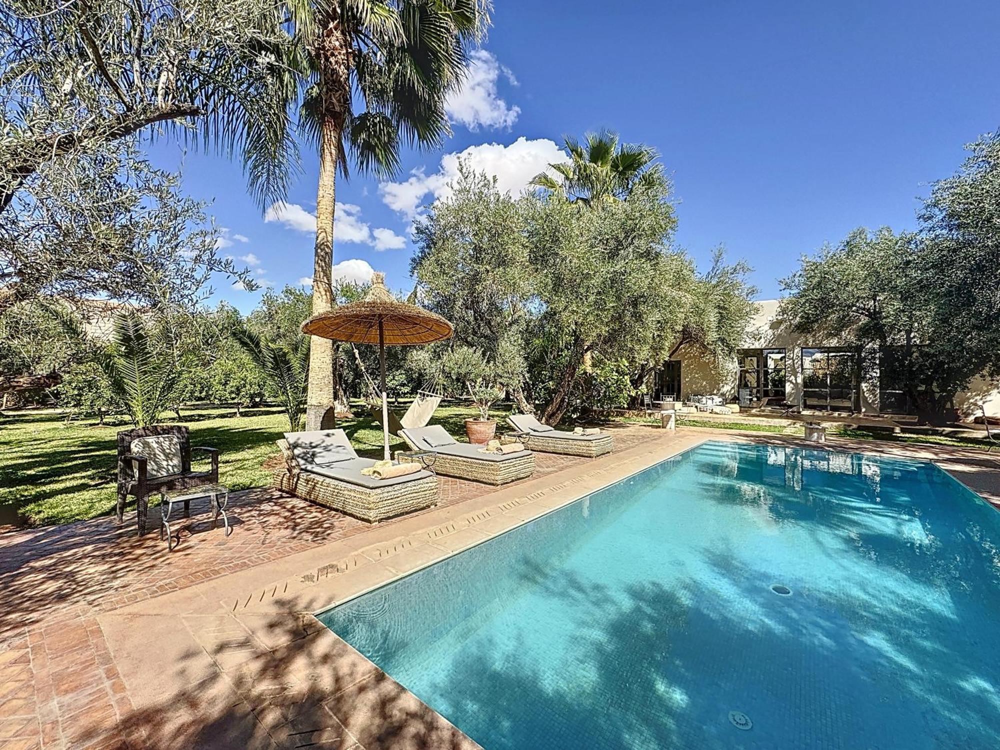 Villa Paschmina Piscine Chauffee Ourika Eksteriør billede